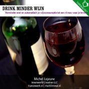 Drink minder wijn