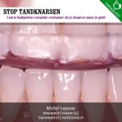 Stop tandknarsen