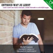 Onthoud wat je leest